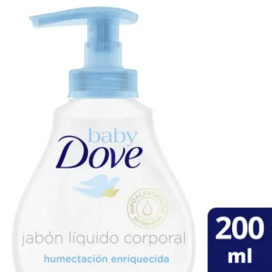 Dove Baby   Jabón Líquido Corporal Baby Dove Humectación Enriquecida 200 ml