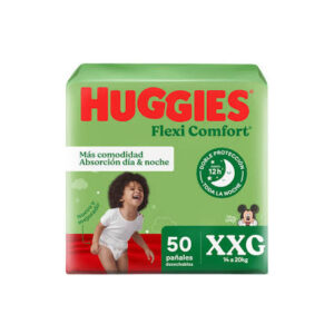 PAÑALES HUGGIES FLEXI CONFORT XXG X 50