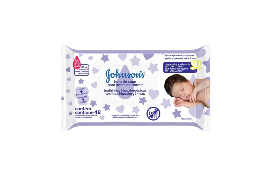 Johnson's Baby Toallitas Húmedas Dulces Sueños x 48 un
