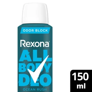 Desodorante en Aerosol para Todo el Cuerpo REXONA All Body Deo Ocean Rush x 150 ml