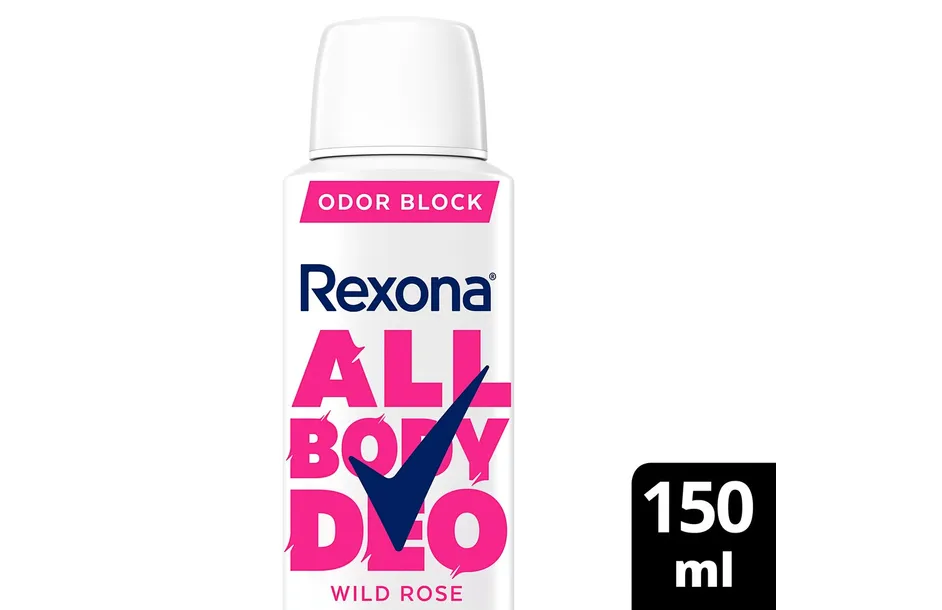 Desodorante en Aerosol para Todo el Cuerpo REXONA All Body Deo Wild Rose x 150 ml