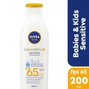 Protector solar NIVEA Babies & Kids Sensitive FPS 65 x 200 ml